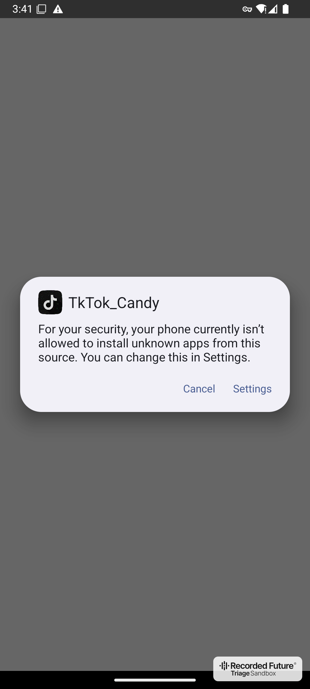 Android blocking the unknown source